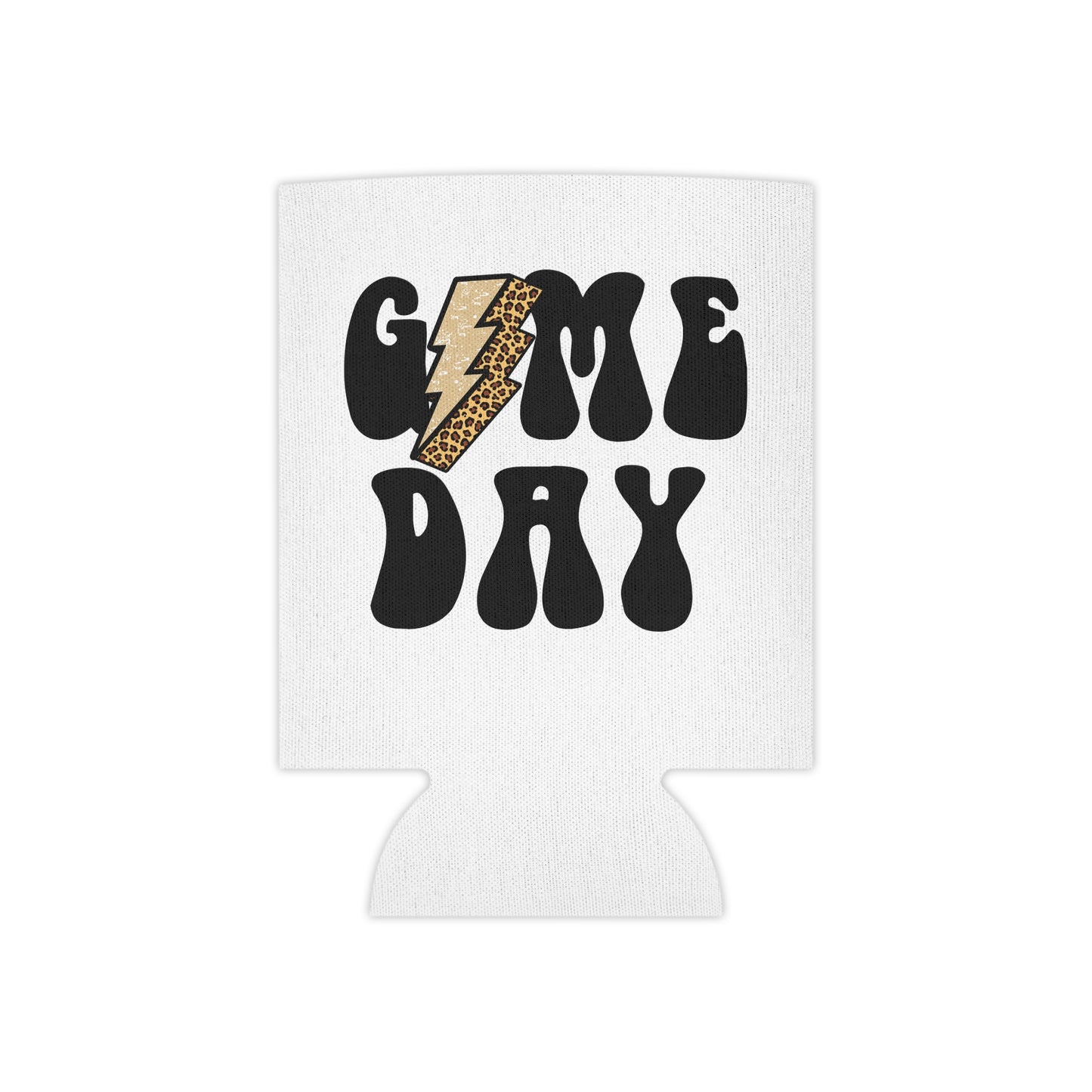 Game Day Can Cooler – Retro Lightning Beer Koozie