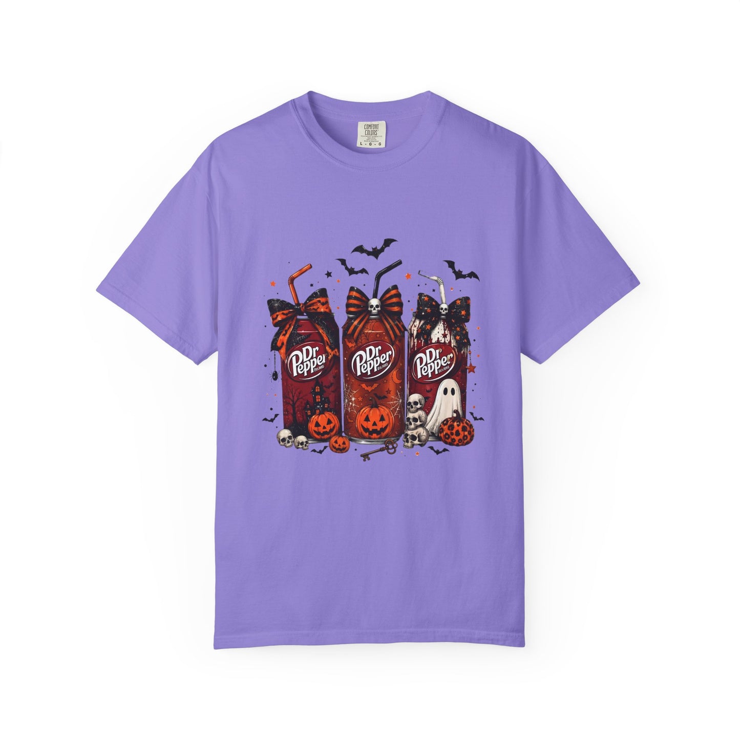 Halloween Dr Pepper Candy Bar T-Shirt — Cute Spooky Soda & Pumpkin Graphic Tee