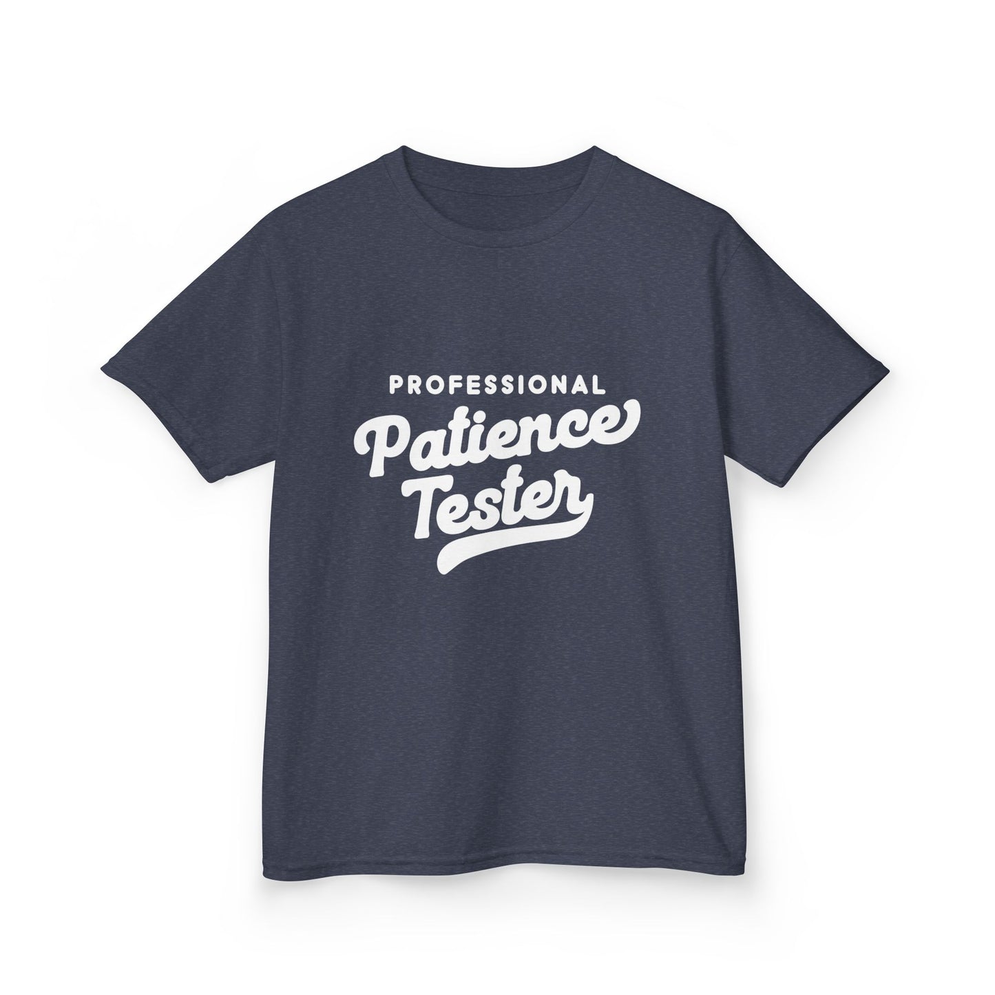 Kids T‑Shirt — "Professional Patience Tester" Funny Graphic Tee for Children