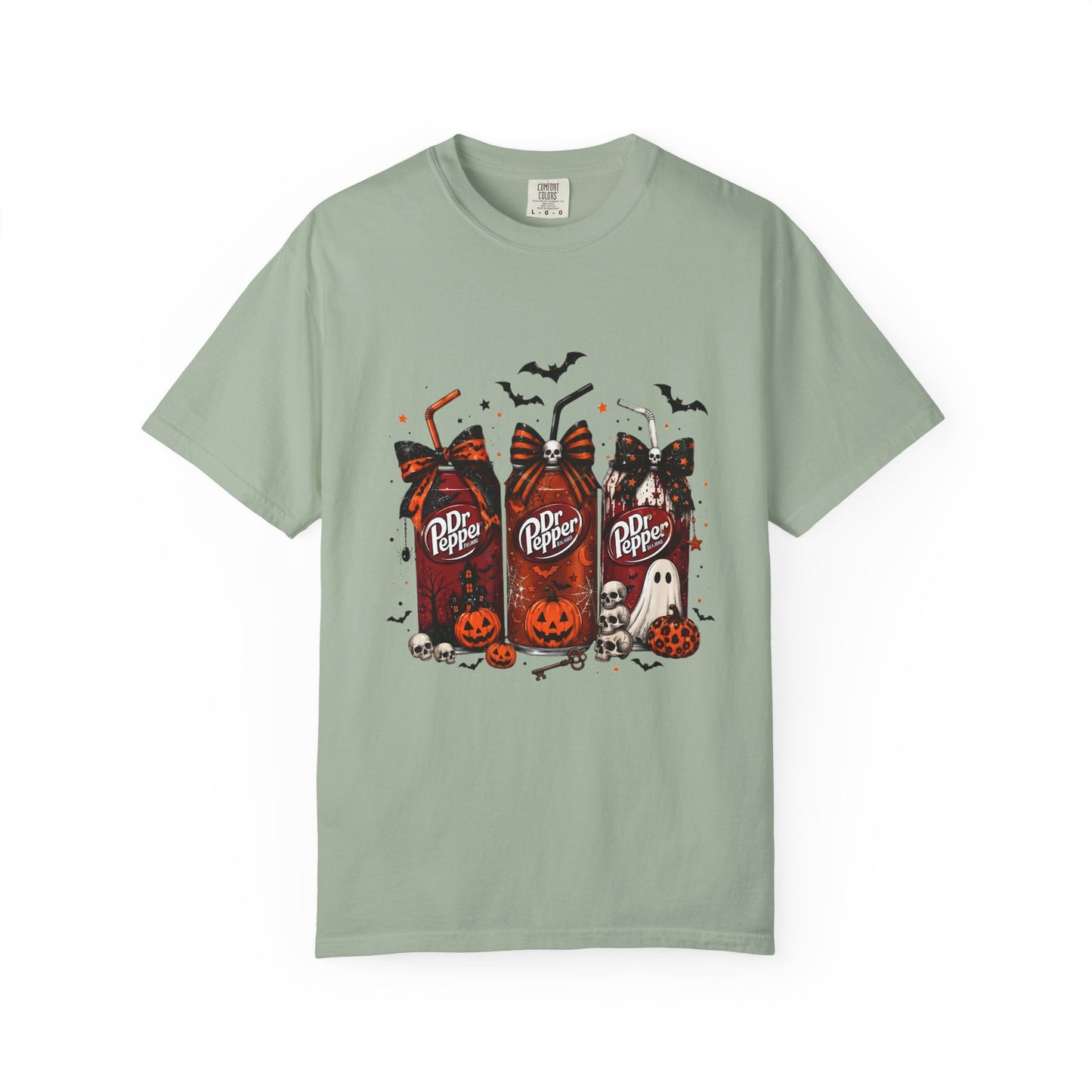 Halloween Dr Pepper Candy Bar T-Shirt — Cute Spooky Soda & Pumpkin Graphic Tee