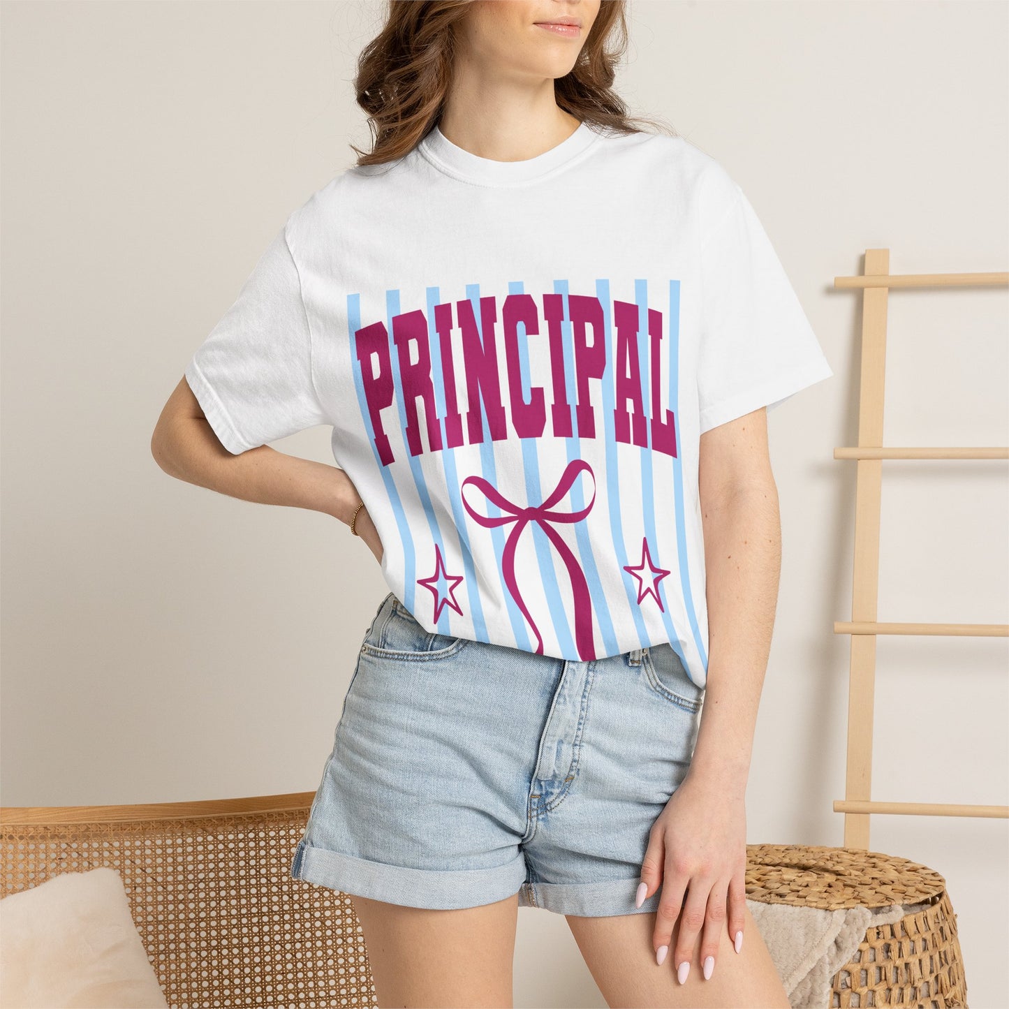 Principal Ribbon T-Shirt — School Leader Gift Tee