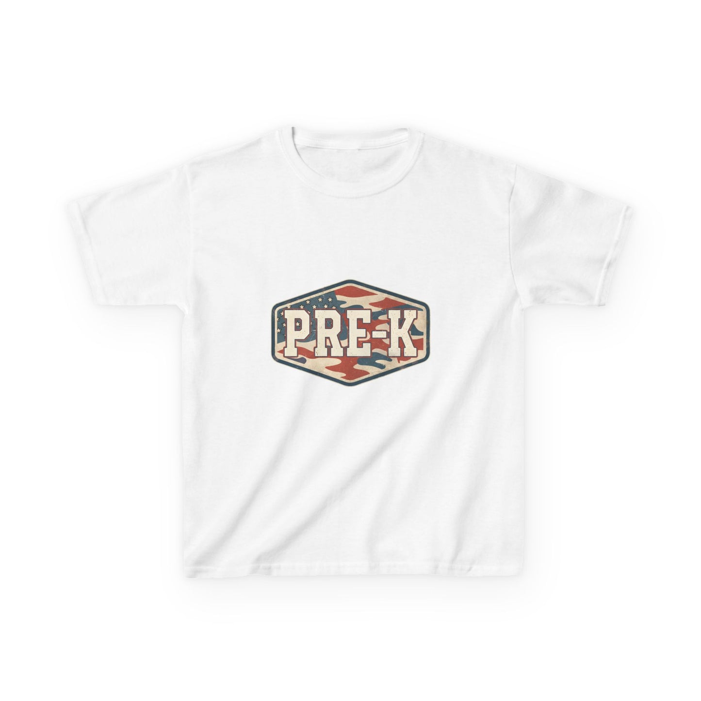 Pre-K Kids T-Shirt — Vintage Camo PRE-K Shirt for Preschoolers