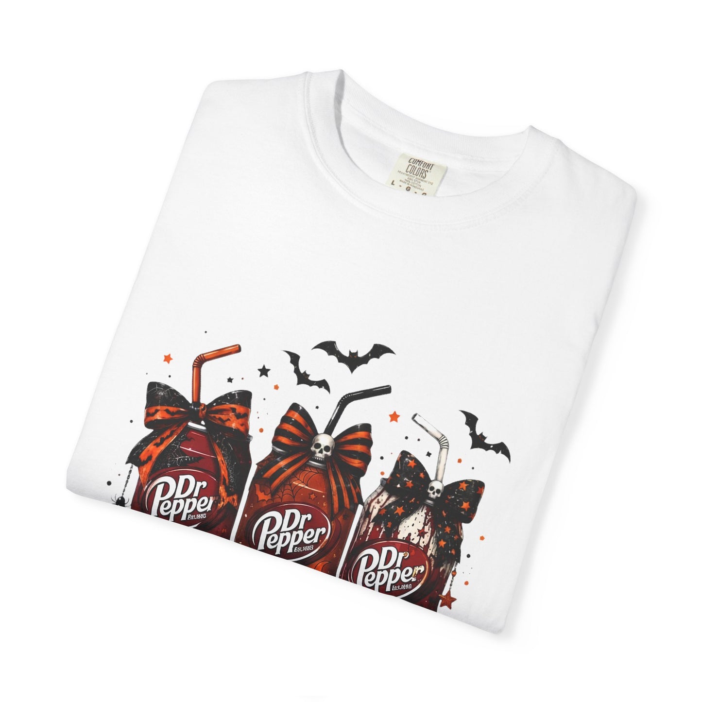 Halloween Dr Pepper Candy Bar T-Shirt — Cute Spooky Soda & Pumpkin Graphic Tee
