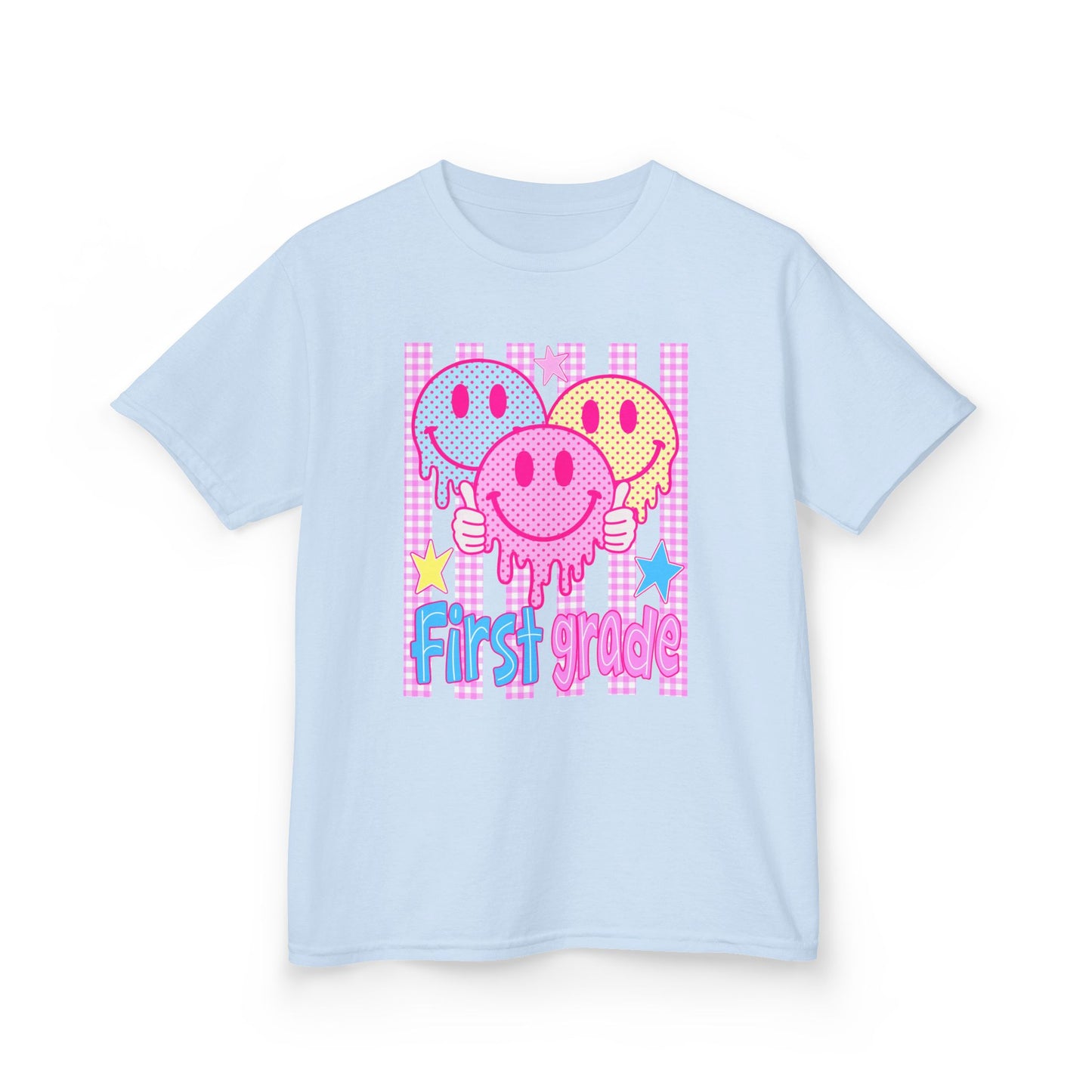 First Grade Smiley Faces Kids T-Shirt